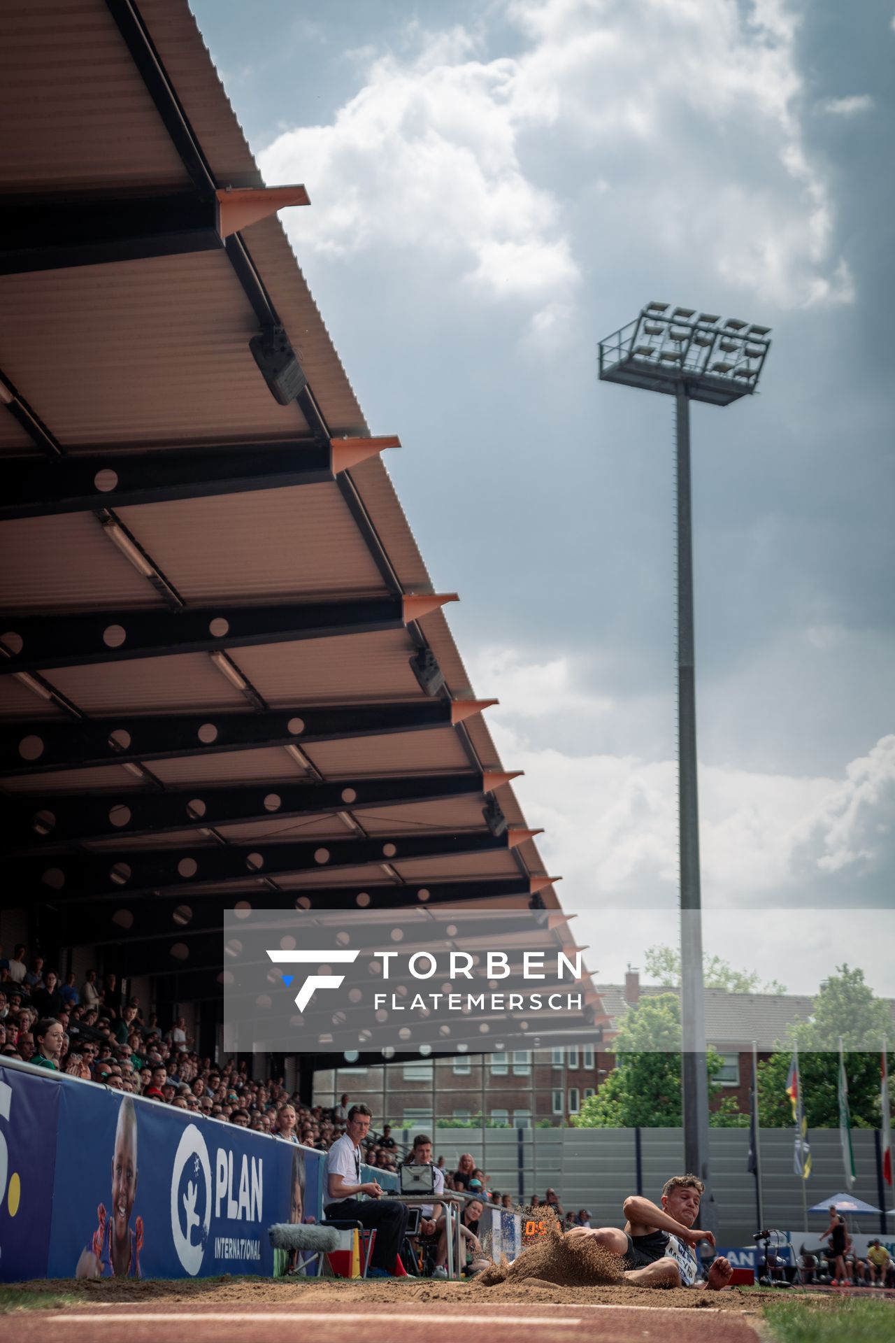 Marcel Meyer (Hannover 96) im Weitsprung am 07.05.2022 beim Stadtwerke Ratingen Mehrkampf-Meeting 2022 in Ratingen